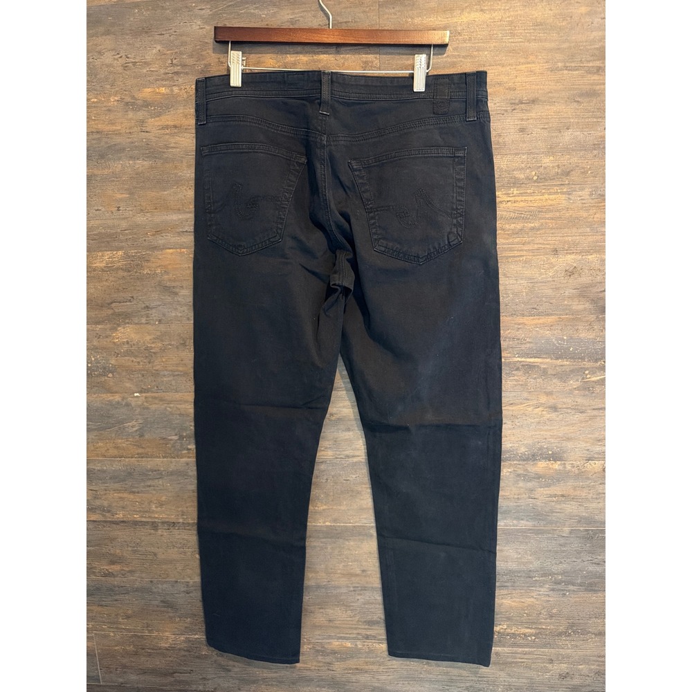 AG Adriano Goldschmied The Protege Straight Leg Black Pants 34x34 1049SUD-SBA
